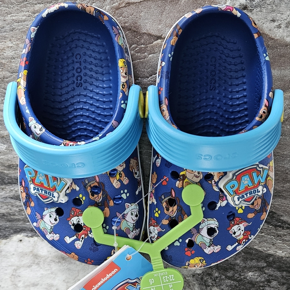 Paw Patrol Crocs size 6
